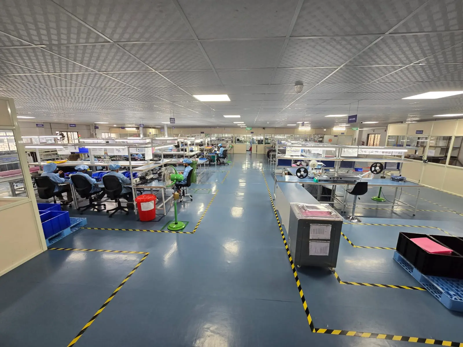 Vishesh Innovative Technologies electronics manufacturing facility Plant 1 Bangalore overview
