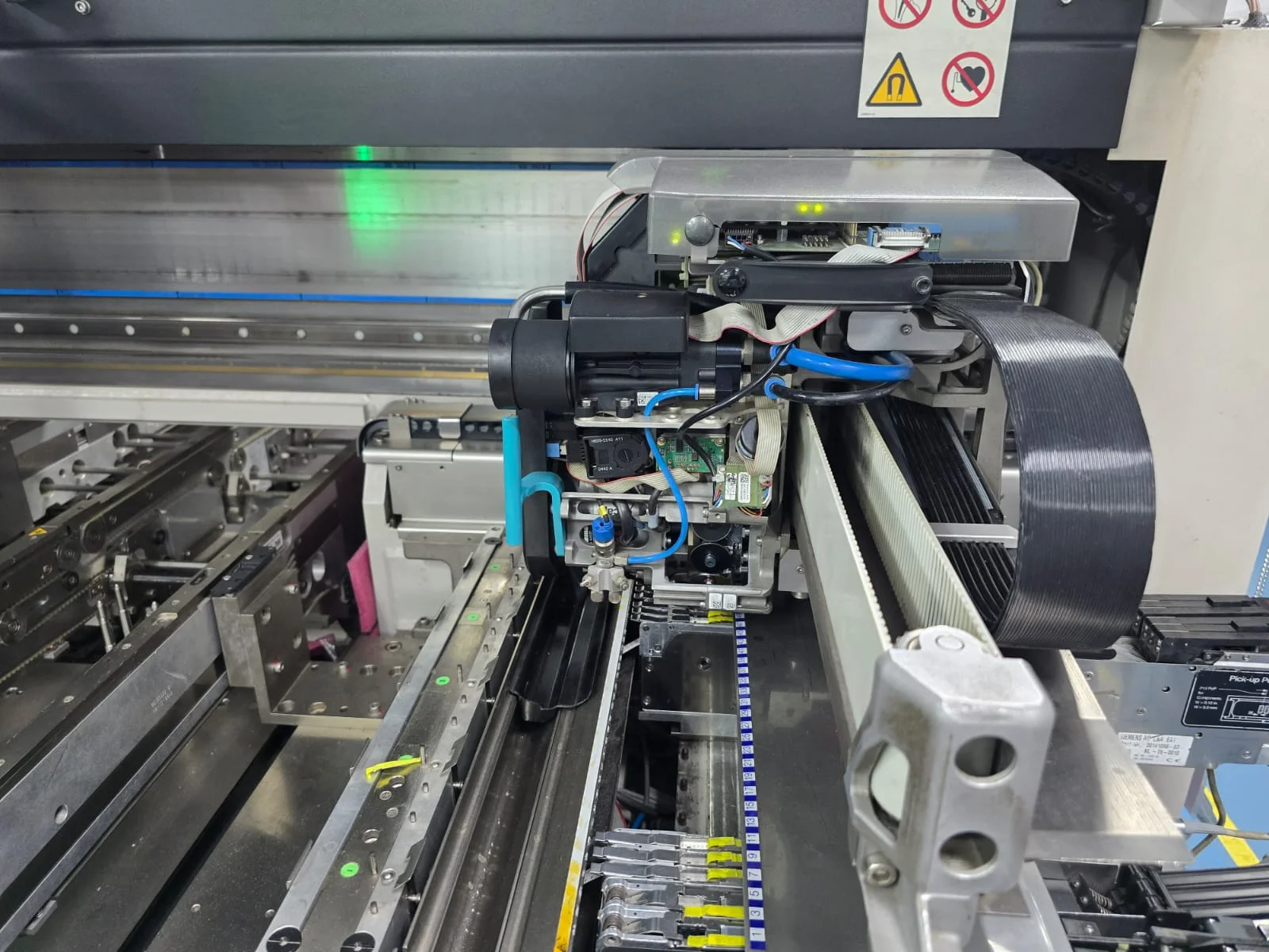 Siemens pick and place machine head close-up Vishesh EMS