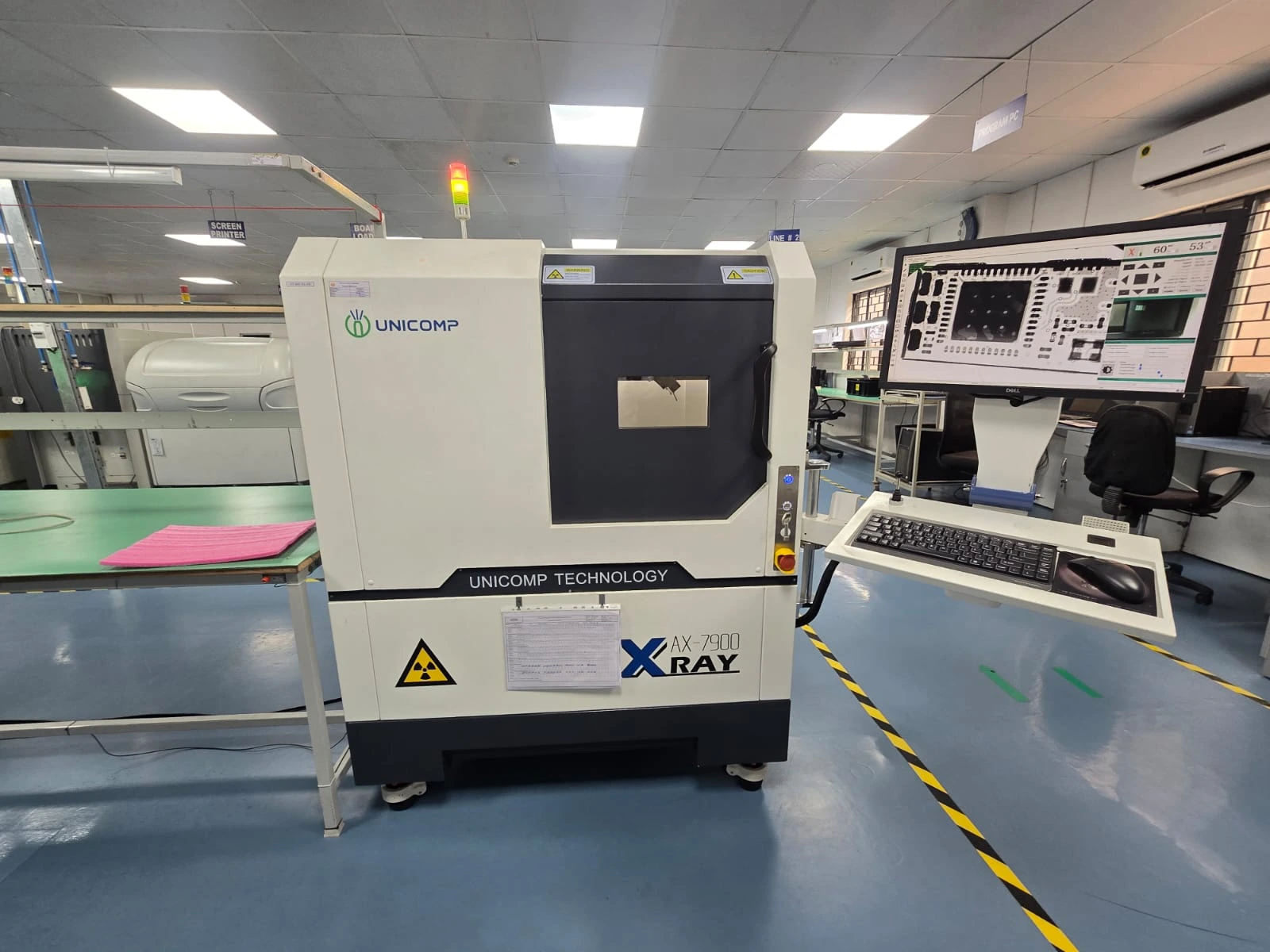 Unicomp X-ray BGA inspection for IoT module assembly at Vishesh EMS